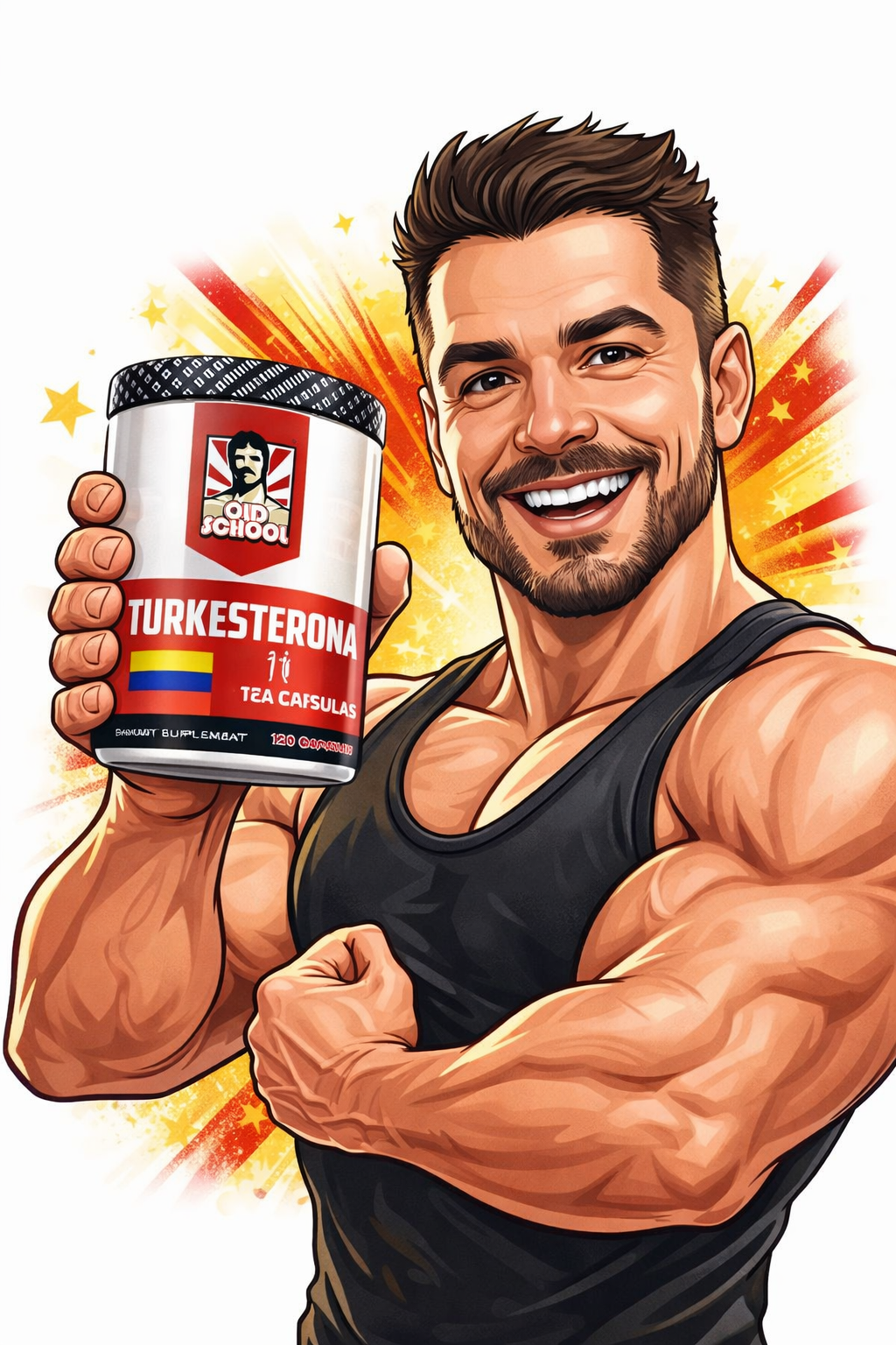 Turkesterona Premium – Fuerza, Masa Muscular y Recuperación Natural