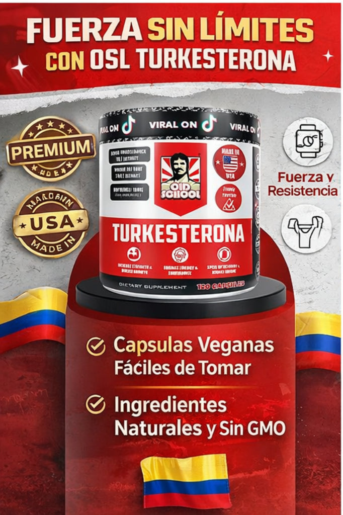 Turkesterona Premium – Fuerza, Masa Muscular y Recuperación Natural