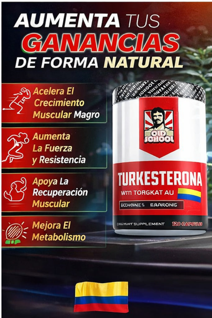 Turkesterona Premium – Fuerza, Masa Muscular y Recuperación Natural